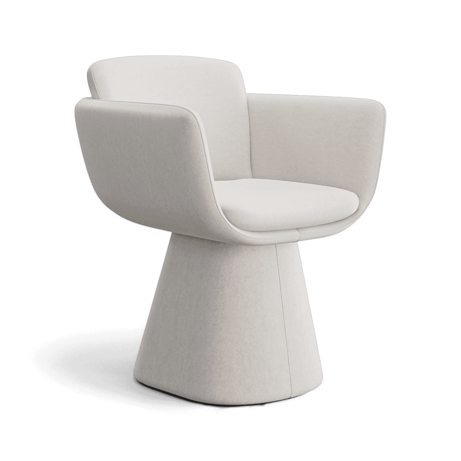 ShopsyFi Rune Swivel Dining Chair Beige - Image 3